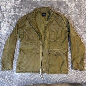 Lucky Brand Military Field Jacket in Olive